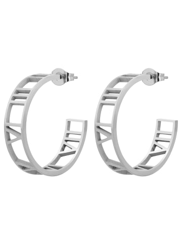 Adeliás Damen Ohrringe aus Edelstahl in silber