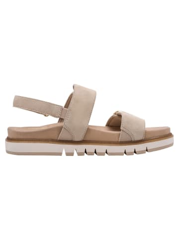 Tamaris WIDE FIT Sandale in BEIGE SUEDE