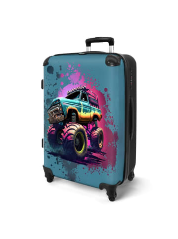 NoBoringSuitCases Suitcase, Handgepäck, Koffer, Trolley, Reisekoffer Monster-Truck-Design