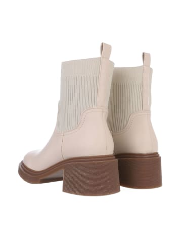 Ital-Design Stiefelette in Beige