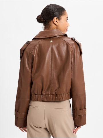 MARC CAIN COLLECTIONS Lederjacke in cognac