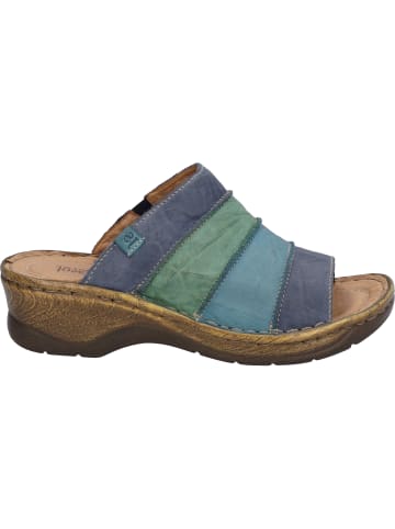 Josef Seibel Clog Catalonia 64 in dunkelblau-multi