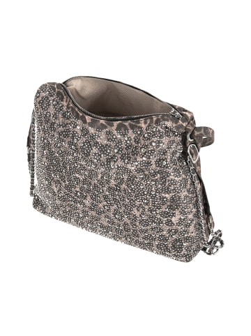 faina Women Tote Bag in Brown Black Leo