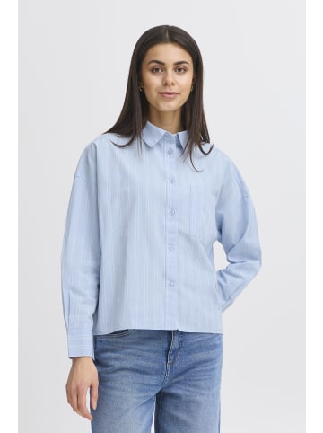 Fransa Langarm - Hemd FRFIBE Box fit in Cashmere Blue Art