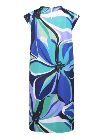 Betty Barclay Jerseykleid kurzarm in Blau/Grün