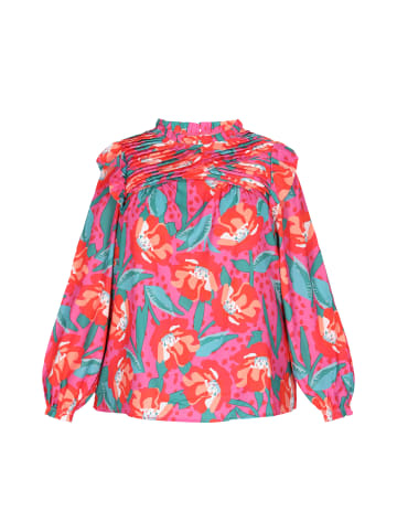 ebeeza Plus Size Blouse in Rose