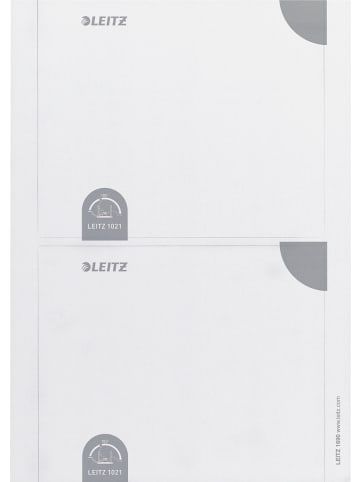 Leitz Einsteckrückenschilder 175x145 grau Packung mit 10 Stück