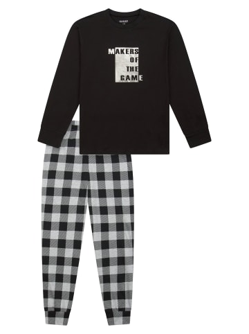 Schiesser Pyjama Nightwear in Schwarz