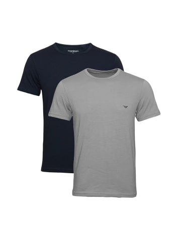 Emporio Armani Shirt 'Doppelpack' in navy grey