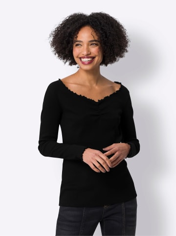 Heine Langarmshirt in schwarz