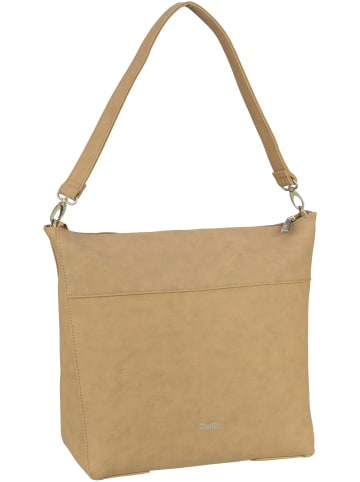 Zwei Beuteltasche Mademoiselle M110 in Nubuk/Sand