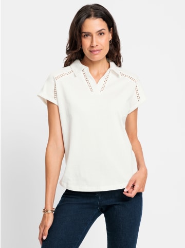 WITT WEIDEN V-Shirt in ecru