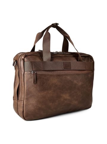 Camel Active Traces Aktentasche Leder 39 cm Laptopfach brown