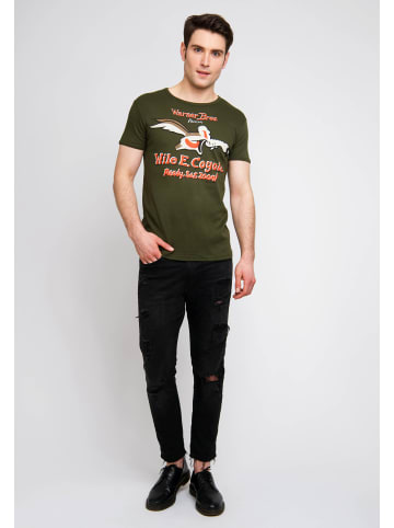 Logoshirt T-Shirt Coyote in dunkel oliv
