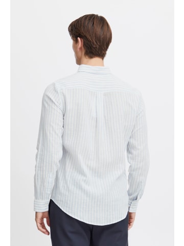 CASUAL FRIDAY Langarmhemd CFAnton LS BD striped linen mix shirt 20504974 Shirt aus Leinenmix in Blau