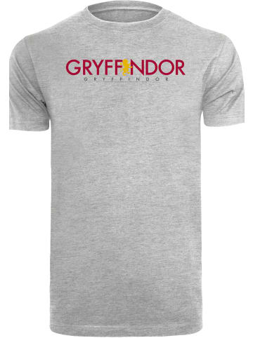 F4NT4STIC T-Shirt Harry Potter Gryffindor Text in grau meliert