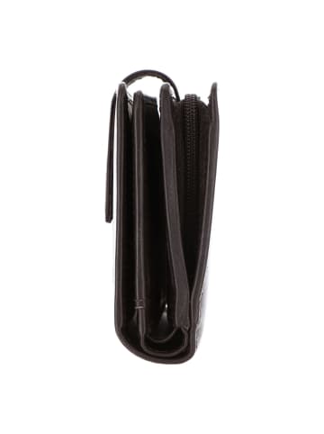 Golden Head Polo Geldbörse RFID Schutz Leder 15.5 cm in dunkelbraun