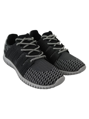 Plein Sport Schwarz Polyester Runner Mason Sneaker Schuhe