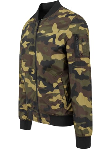 Urban Classics Urban Classics Herren Light Camo Bomber Jacket in woodcamo