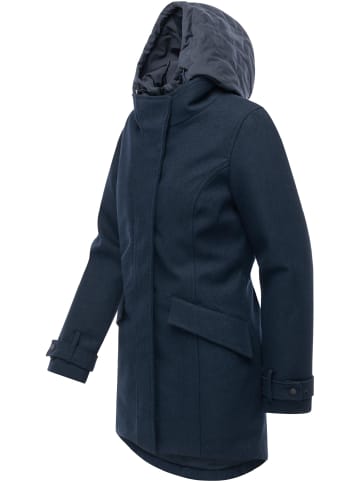 ragwear Wintermantel Petuja Felt YOUMODO in Navy