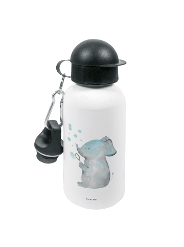Mr. & Mrs. Panda Kindertrinkflasche Elefant Seifenblasen ohne Sp... in Weiß