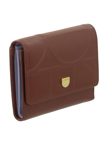 DuDu Up Geldbörse Leder 11 cm in choccolate-lilac