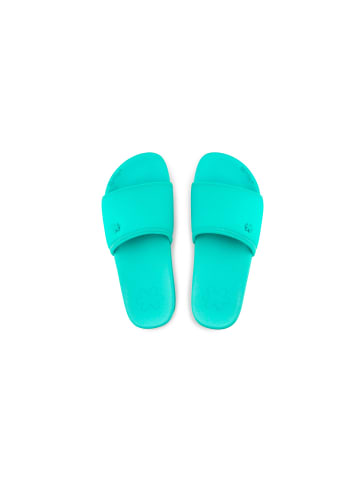 Flip Flop Hausschuh "pool*neo flower" in wasserblau