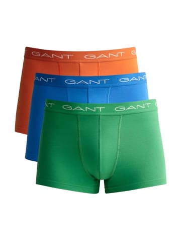 Gant Unterhosen 'Trunk' 3er Pack in grün