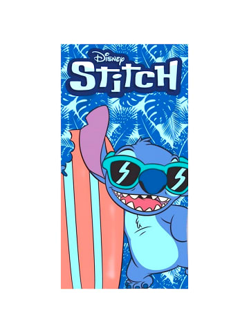 Lilo & Stitch Strand-/Badetuch Disney Lilo & Stitch  - (L) 140 cm x (B) 70 cm in Blau