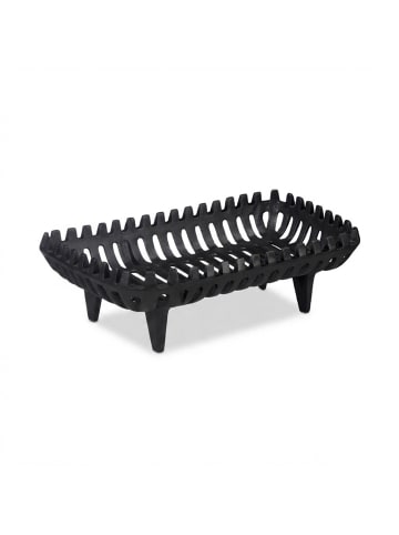 relaxdays Kaminrost in Schwarz - (B)37 x (H)15 x (T)26 cm