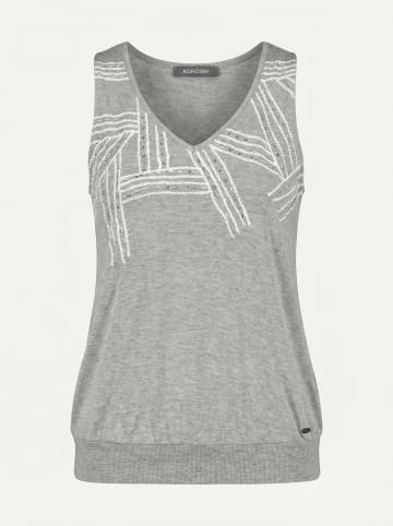 KOROSHI Damen-Tanktop 3D-Druck in grau