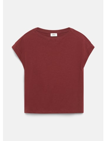 s.Oliver T-Shirt in 3903_bordeaux