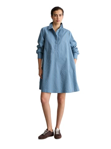 Marc O'Polo DENIM Ausgestelltes Streifenkleid in Light Blue