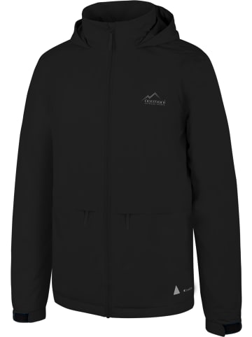 Normani Outdoor Sports Kinder Regenjacke mit Fleecefutter in Schwarz