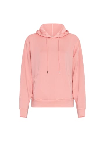 MOSS COPENHAGEN MSCHIma Q Icon Logo Hood Sweatshirt in Strawberry Ice