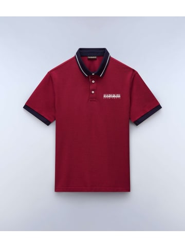 Napapijri Polo "E-Zeri Ss" in Rot