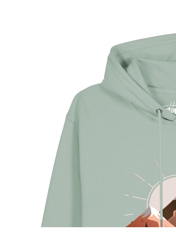 wat? Apparel Sweatshirt Sunrise & Lake in Aloe