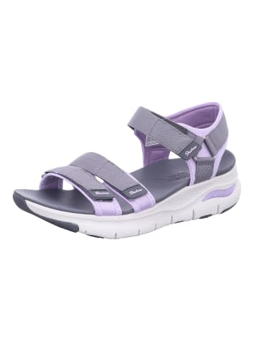 Skechers Damen Sandaletten ARCH FIT - FRESH BLOOM in Grau