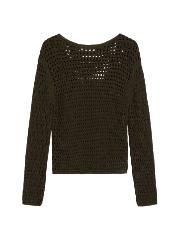 Marc O'Polo Netzpullover regular in Medium Green