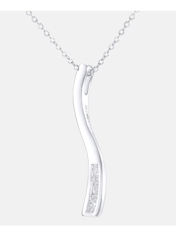 Diamant L'éternel Halskette mit Anhänger aus 375 Weißgold mit Diamant
