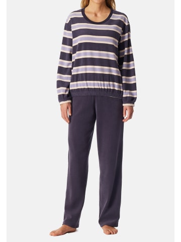 Schiesser Schlafanzug Casual Essentials in Indigo