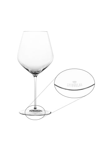 Spiegelau 2er Set Burgundergläser + Poliertuch Hi-Lite 734 ml in transparent