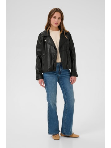 CULTURE Lederjacke CUatam Loose fit in Black