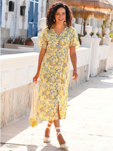 WITT WEIDEN Druck-Kleid in sand-ocker-bedruckt