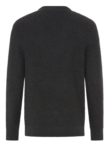 Man's World Strickjacke in anthrazit melange