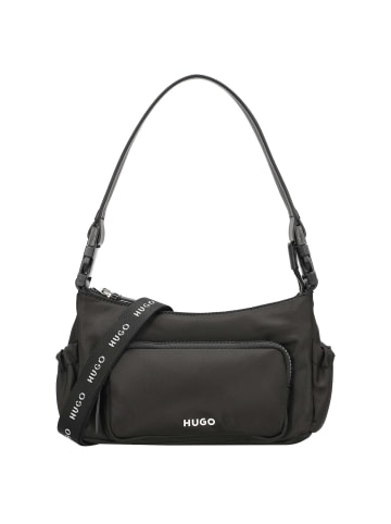 HUGO Women's Bel - Schultertasche 24 cm (black) in schwarz