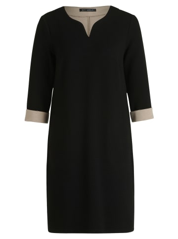 Betty Barclay Jerseykleid mit Eingrifftaschen in Schwarz/Beige