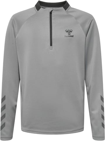 Hummel Halbreißverschluss Sweatshirt Raglanärmel Hmlgg12 Kinder in ALLOY
