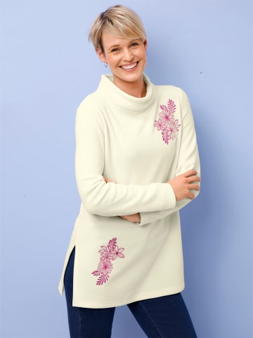 Sieh an! Fleeceshirt in ecru