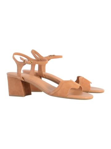 Geox Eraklia-Sandalen mit Absatz aus Leder Braun